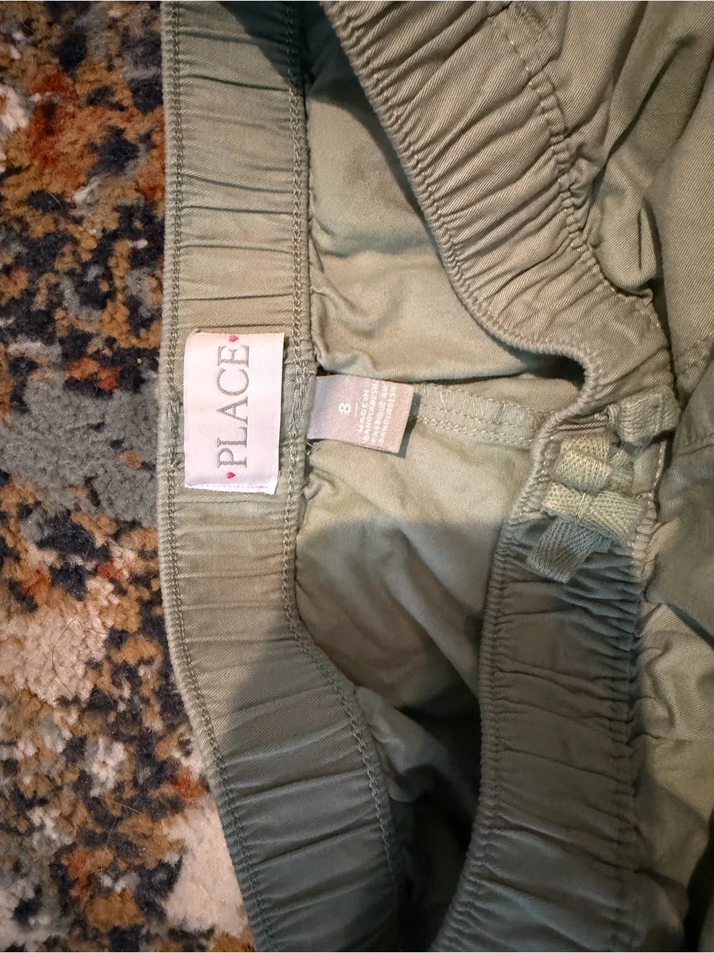 The Children's Place Light Sage Pull-On Cotton Shorts